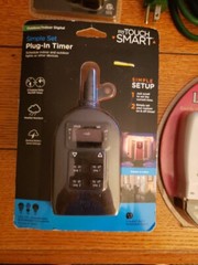 Christmas Outdoor Outlet Adapter Timer , Stapler Light Tacker 20 Ft Cord