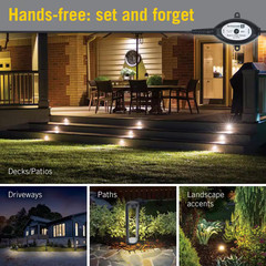Dusk to Dawn Outdoor Photocell Sensor No Touch Light Switch Black 504220