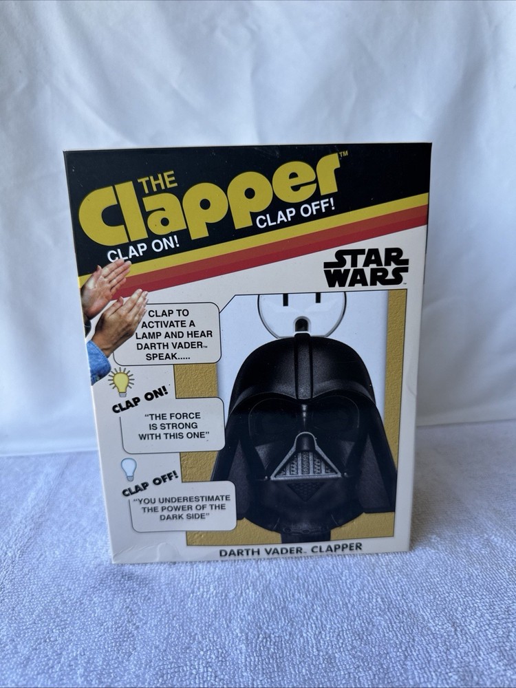 The Clapper Darth Vader Sound Activated Plug-In Switch, Black 120V 15A