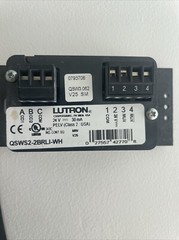 Lutron QSWS2-2BRLI-WH seeTouch QS 2-Button Wallstation Shades Raise Lower Qty 29
