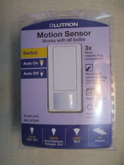 Lutron Motion Sensor Switch Works with all Bulbs Single Pole MS-OPS2H NEW