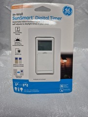 GE In-Wall Sunsmart Digital Timer Switch 32787 Programmable Light Timer New