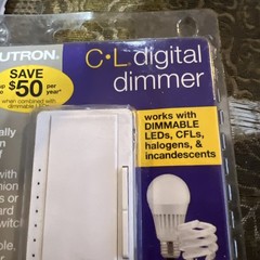 Lutron Maestro CL Digital Dimmer White Single Pole, 3-way – MACL-153MH-WH