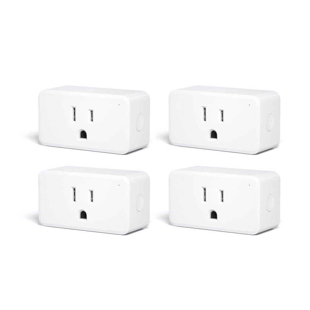 THIRDREALITY ZigBee Smart Plug 4 Pack with Real-time Energy Monitoring,15A Outle