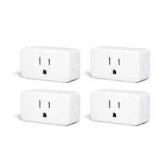 THIRDREALITY ZigBee Smart Plug 4 Pack with Real-time Energy Monitoring,15A Outle