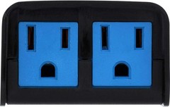 Westek SMARTPLUG2A WiFi Enabled 2-Outlet Outdoor Plug-in Timer, Black
