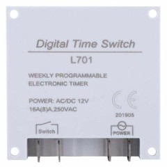 60*60*30 mm DISPLAY Plastic LCD Digital Timer Programmable Time Switch Plastic