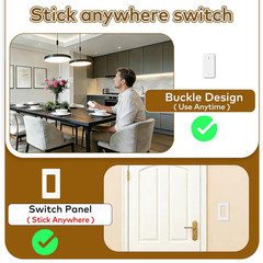 Remote Control Outlet,Wireless Remote Light Switch, Expandable Electrical Outlet