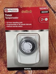 Utilitech 2-Outlet Timer #0224879 Up To 48 On/Off Settings New Sealed