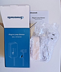 DEWENWILS LED Bulb Plug-In Lamp Dimmer Slide Control HPID01W NEW!
