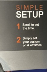 GE SimpleSet Plug-In Timer Touchsmart Water Resistant New