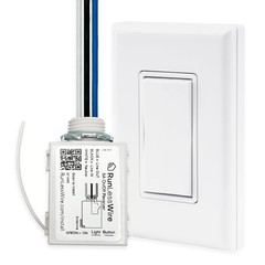 DIY Wireless Light Switch Kit – Battery-Free, 150ft RF Range, Self-Powered, Remo