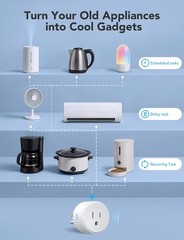 Smart Plug, WiFi Plugs Work with Alexa & Google Assistant, Smart Outlet with …