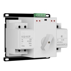 Dual Power Automatic Transfer Switch 2 Pole 4 Pole 63A CB AC230V AC400V 50Hz