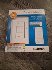 Lutron P-PKG1W-WH-R Caseta Wireless Smart Lighting Dimmer Switch and Remote Kit