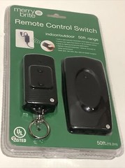 Merry Brite Indoor/Outdoor Remote Control Switch 50ft Range