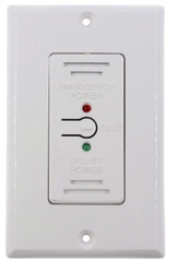 EPC-2-D 120-277V, 20A Emergency Power Control Switch, 120-277V, 20A, White