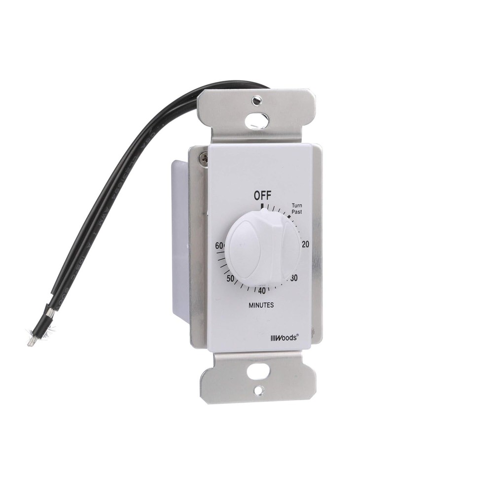 60 Minute Spring Wound White Woods Timer Model 59717 Minute Timer 60