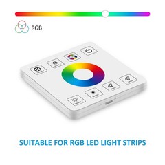 RGB LED Controller, RF Wireless Remote Control, Dimmable LED Wall Controller …
