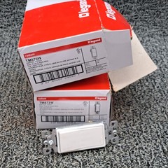 Legrand TM873W White 3-Way Decorator Rocker Wall Light Switches 15A Lot of 16