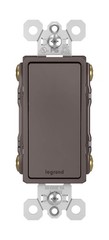 Legrand Radiant TM874 15 Amp Rocker Wall Switch 4Way Decorator Brown 1 PC
