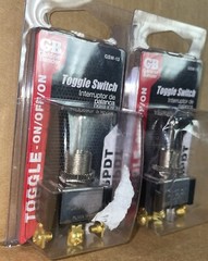Lot of 2- New- GSW-13. Gardner Bender On/Off/On Toggle Switch