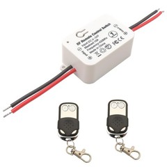 Wireless Remote Control Switch DC 12V/24V 10A Relay Receiver for Lights