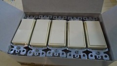 10-Pack Leviton 5601-I 15A 120/277V Decora Rocker SinglePole AC Switch LOT Ivory