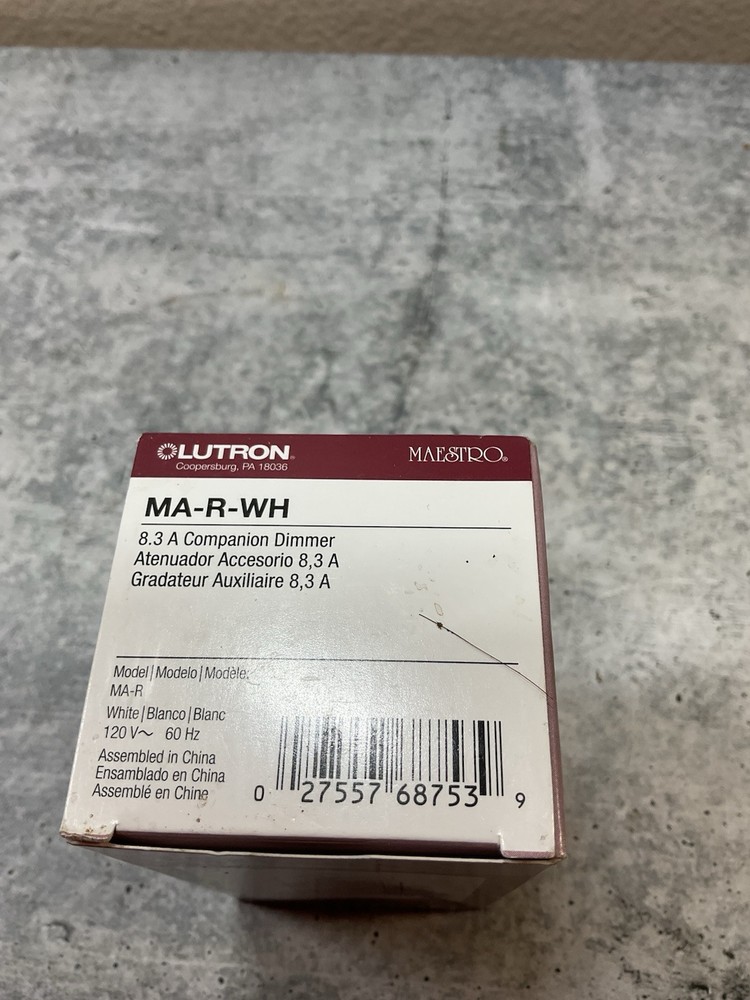 Lutron MA-R-WH Maestro Companion Dimmer