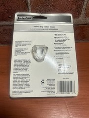 Defiant 458-205 Indoor Wall Plug In Big Button 24-Hour Timer