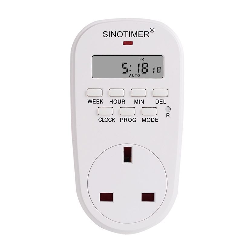 Digital Wall Power Socket Time Control 7 Day Weekly Programmable 230V 220V AC