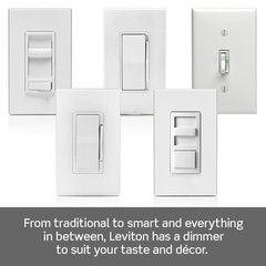 Leviton TableTop Lamp Dimmer, Black