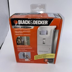 NIB Black & Decker SW100 Energy Saver Series Lights Out Autoswitch Easy Install