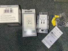 (2) Lutron S2-LF-WH Skylark 2.5 Amp Fan Controls / 300W Dimmer for Incandescent