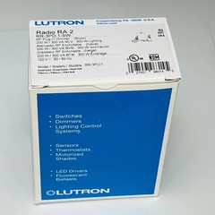 Lutron RR-3PD-1-SW RadioRA 2 RF Plug-in Dimmer White RR 3 PD 1 SW