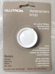 Lutron Replacement Knob for Rotary Dimmers and Fan Controls – White