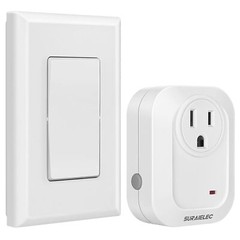 Wireless Wall Switch Remote Control Outlet No Wiring Needed 100ft Rf Range Prepr