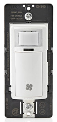 Leviton Decora Combo Humidity Sensor & Fan Control DHS05-1LW, White 120V