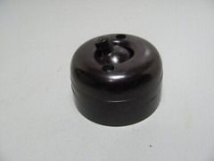 Ring Grip Bakelite Light Switch Double Pole 10 Amp 250 Volts NOS Large Body