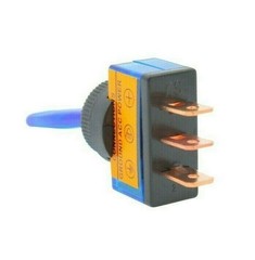 On-Off LED Toggle Switch Illuminated SPST 12V 12mm Panel Car Marine Light Boat