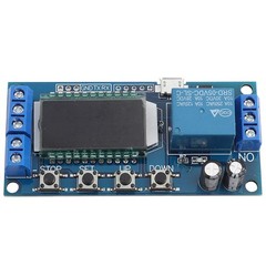 5 PCS Timer Delay Relay XYLJ02 Cycle Trigger Switch 12V LCD Module Board