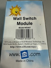 X10 Wall Switch Module WS467 – NEW By X10