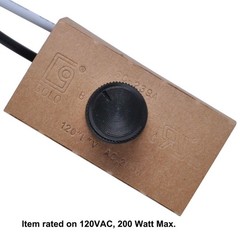 SC-239A Switch 200 Watt Manual Dimmer Replacement Kit for Wes-tek White