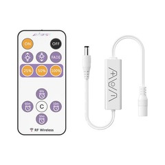 RF Remote Dimmer for Single Color LED Strip Lights,13-Key Wireless Remote and…