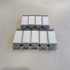 Legrand radiant TM870WCC10 15 Amp Rocker Wall Switch 9-Pack