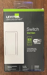 Leviton Decora Smart Switch Interrupter 2nd Gen D215S White