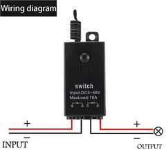 Kill Switch Mini Wireless Relay Remote with on and off switch