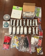 Lot Of 15+ Electrical Light Switches Outlets Wiring Connectors And Accessories