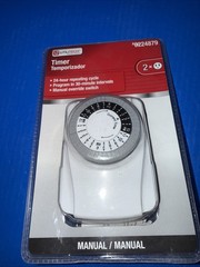 Utilitech 2 Outlet Timer 0224879 New Factory Sealed Package