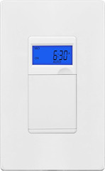 7 Days Digital In-Wall Programmable Timer Switch for Lights, Fans, and Motors, S